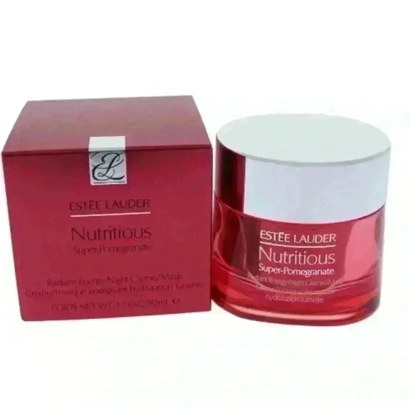 Estée Lauder Nutritious Super-Pomegranate Radiant Energy Night Crème~1.7oz~NEW! - Picture 2 of 3